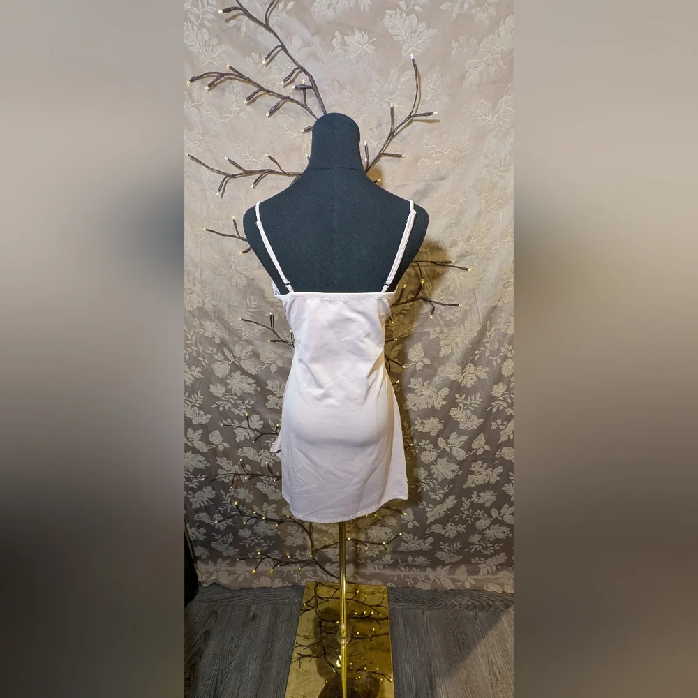 3rd + Malt Pink Wrap Style Mini Dress, Size XL, Used - Picture 4 of 5